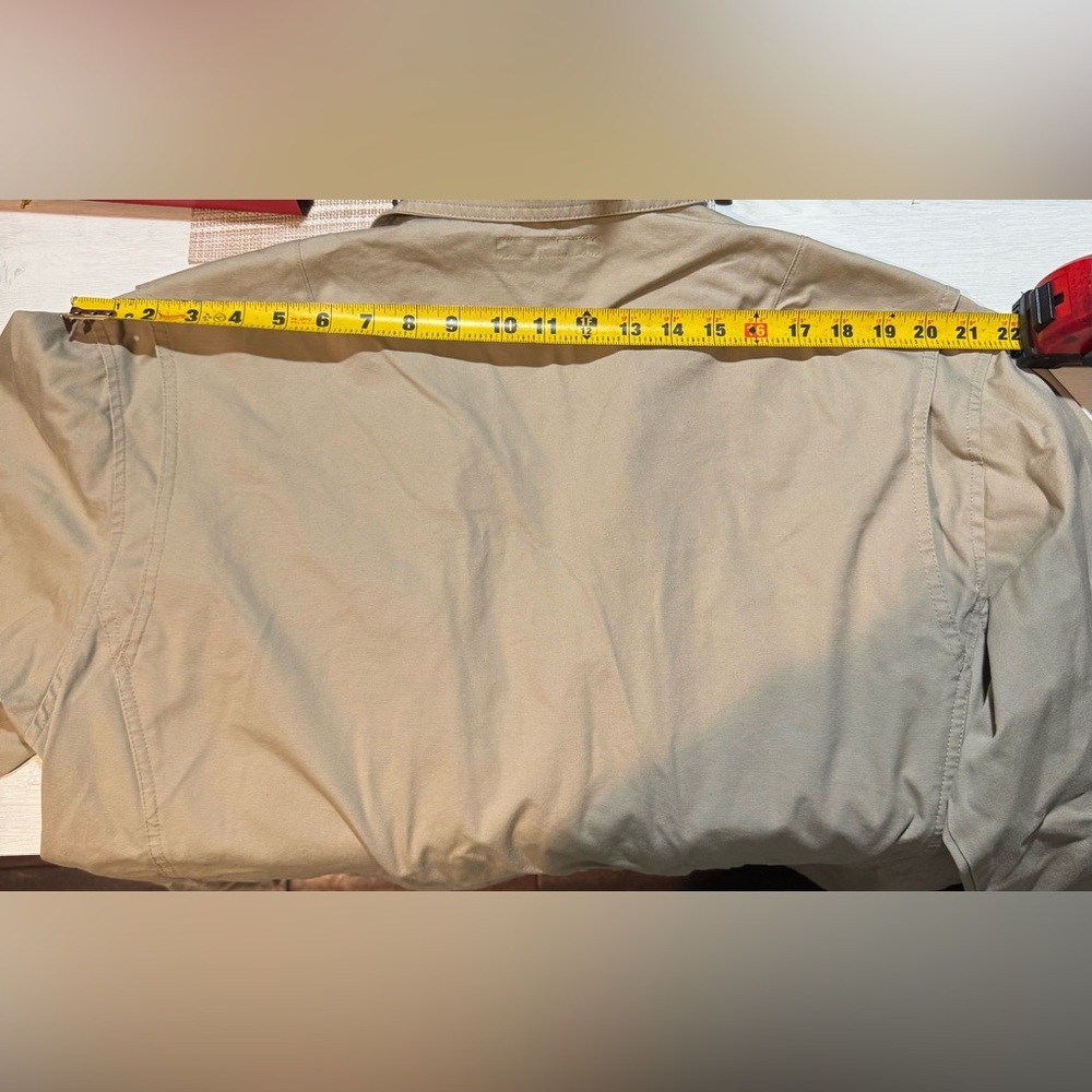 TravelSmith Khaki Military Jacket - Picture 15 of 16